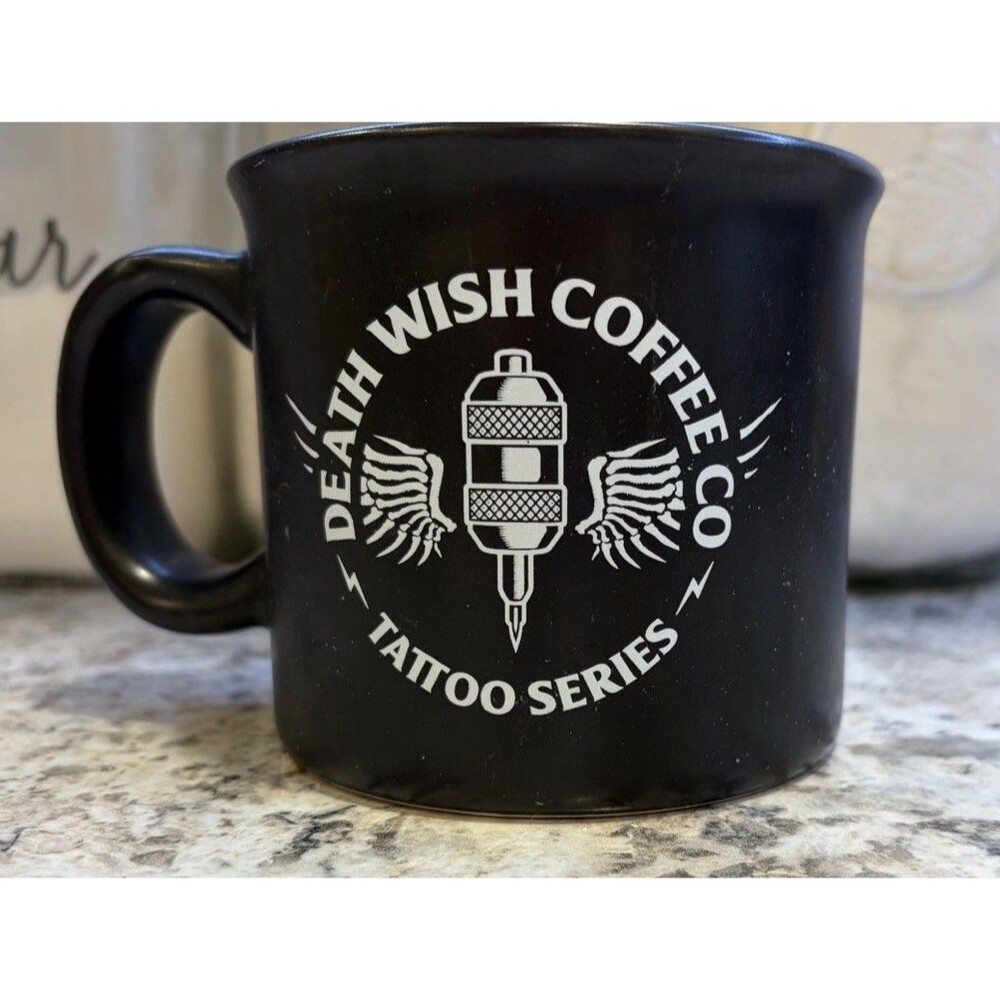 2022 DEATH WISH COFFEE TATTOO SERIES MUG Bee RARE